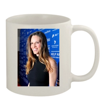 Hilary Swank 11oz White Mug