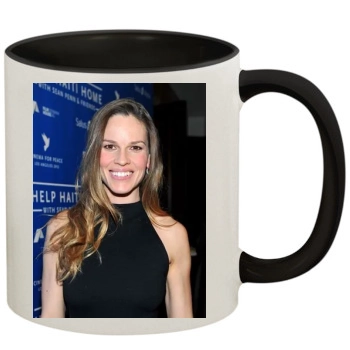 Hilary Swank 11oz Colored Inner & Handle Mug