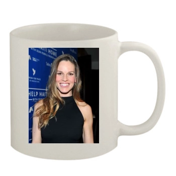 Hilary Swank 11oz White Mug