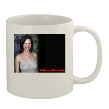 Hilary Swank 11oz White Mug