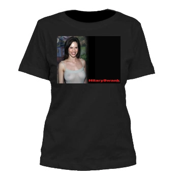 Hilary Swank Women's Cut T-Shirt