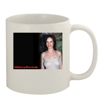 Hilary Swank 11oz White Mug