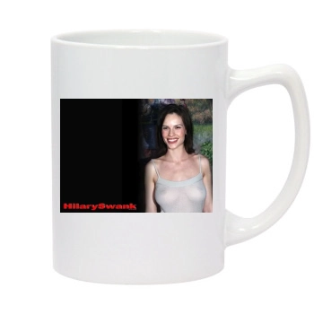 Hilary Swank 14oz White Statesman Mug