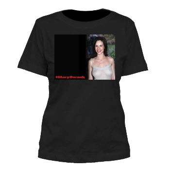 Hilary Swank Women's Cut T-Shirt