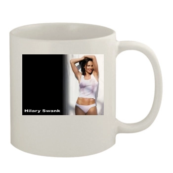 Hilary Swank 11oz White Mug