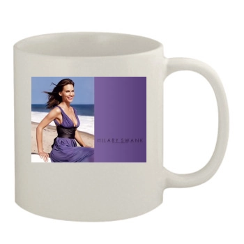 Hilary Swank 11oz White Mug