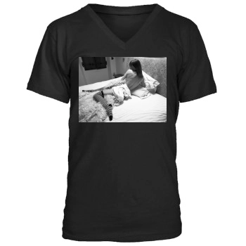 Hilary Swank Men's V-Neck T-Shirt