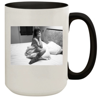 Hilary Swank 15oz Colored Inner & Handle Mug