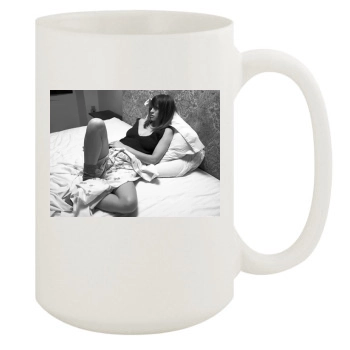 Hilary Swank 15oz White Mug