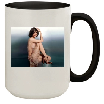 Hilary Swank 15oz Colored Inner & Handle Mug