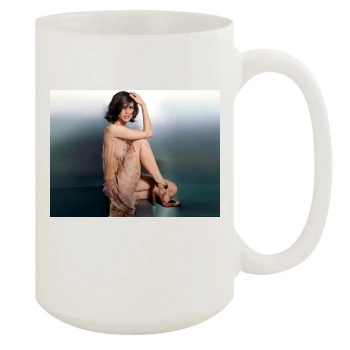 Hilary Swank 15oz White Mug