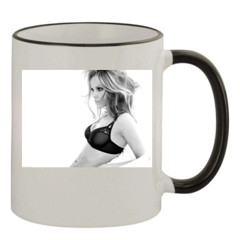 Hilary Swank 11oz Colored Rim & Handle Mug