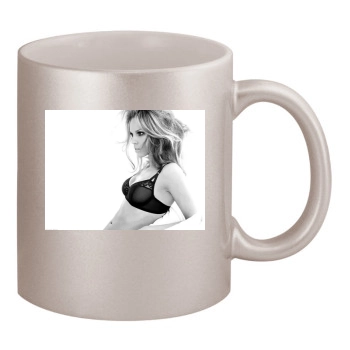 Hilary Swank 11oz Metallic Silver Mug