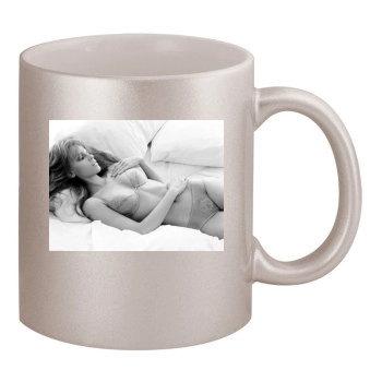 Hilary Swank 11oz Metallic Silver Mug