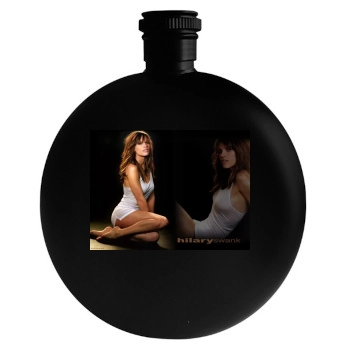 Hilary Swank Round Flask