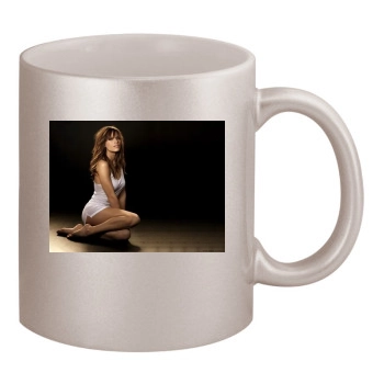 Hilary Swank 11oz Metallic Silver Mug