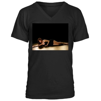 Hilary Swank Men's V-Neck T-Shirt