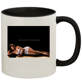 Hilary Swank 11oz Colored Inner & Handle Mug