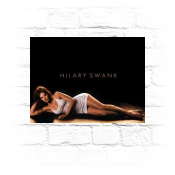 Hilary Swank Metal Wall Art