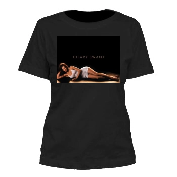 Hilary Swank Women's Cut T-Shirt