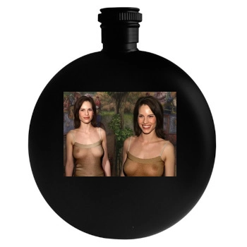 Hilary Swank Round Flask