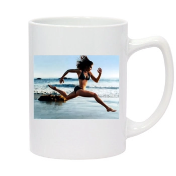 Hilary Swank 14oz White Statesman Mug