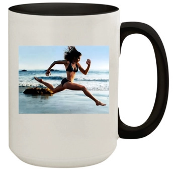 Hilary Swank 15oz Colored Inner & Handle Mug