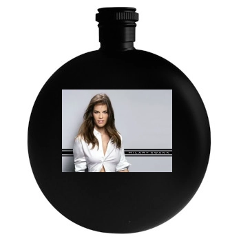 Hilary Swank Round Flask