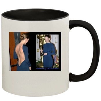 Hilary Swank 11oz Colored Inner & Handle Mug