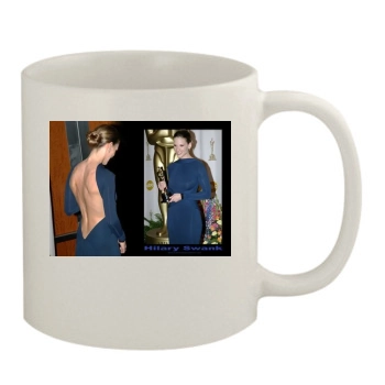 Hilary Swank 11oz White Mug