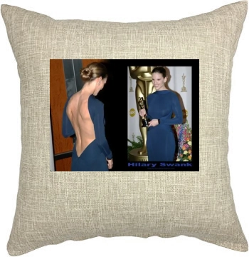 Hilary Swank Pillow