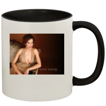 Hilary Swank 11oz Colored Inner & Handle Mug