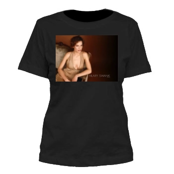 Hilary Swank Women's Cut T-Shirt