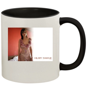 Hilary Swank 11oz Colored Inner & Handle Mug