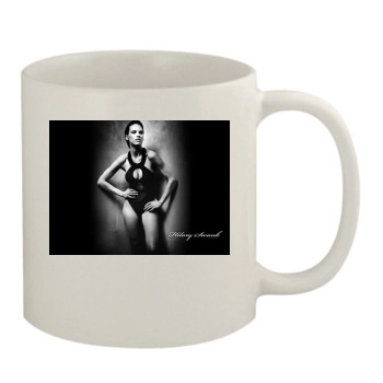 Hilary Swank 11oz White Mug