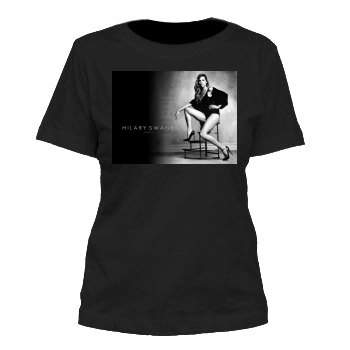 Hilary Swank Women's Cut T-Shirt