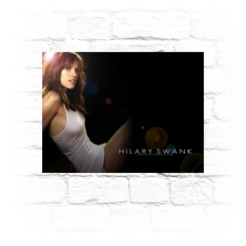 Hilary Swank Metal Wall Art