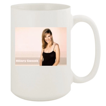 Hilary Swank 15oz White Mug