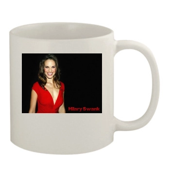 Hilary Swank 11oz White Mug