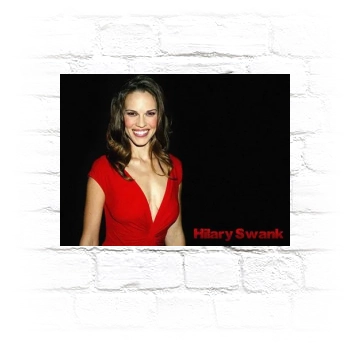 Hilary Swank Metal Wall Art