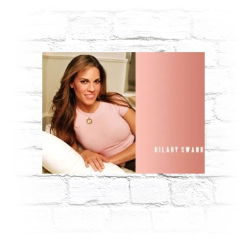 Hilary Swank Metal Wall Art