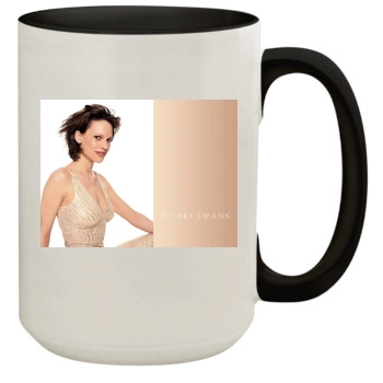 Hilary Swank 15oz Colored Inner & Handle Mug