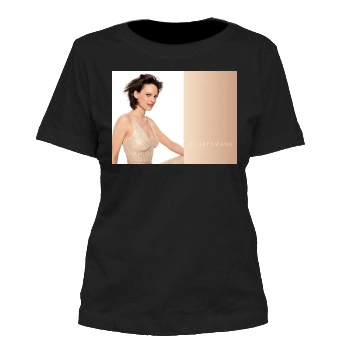 Hilary Swank Women's Cut T-Shirt