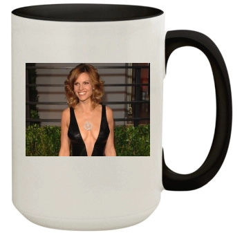 Hilary Swank 15oz Colored Inner & Handle Mug