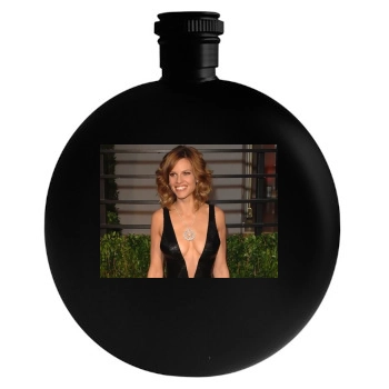 Hilary Swank Round Flask