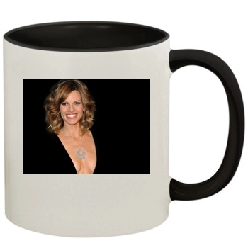 Hilary Swank 11oz Colored Inner & Handle Mug