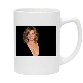 Hilary Swank 14oz White Statesman Mug