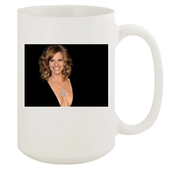 Hilary Swank 15oz White Mug