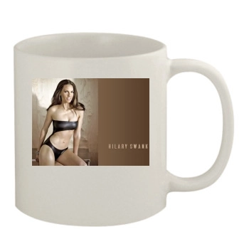 Hilary Swank 11oz White Mug