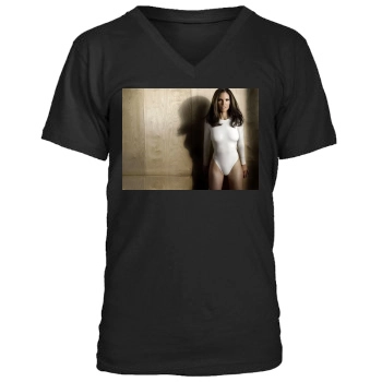 Hilary Swank Men's V-Neck T-Shirt